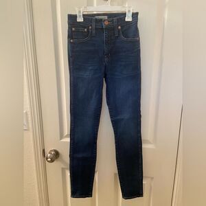 Madewell 10" High Riser Skinny Skinny Jeans Women's Size 24